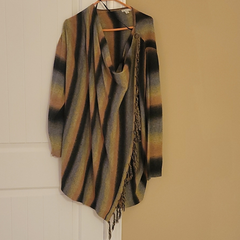 Faux wrap sweater
